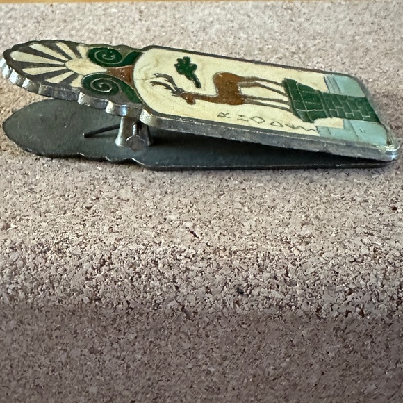 Vintage Paperclip from Rhodes Greece Brass Deer Birds - Picture 6 of 14